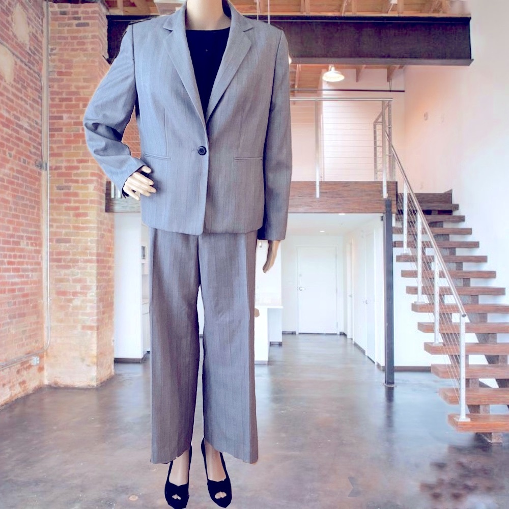 Vintage Kasper Two Piece Pantsuits